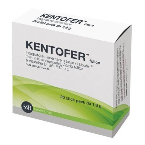 927167181 - Kentofer Folico Integratore di Ferro e Acido Folico 20 stickpack - 4721383_3.jpg