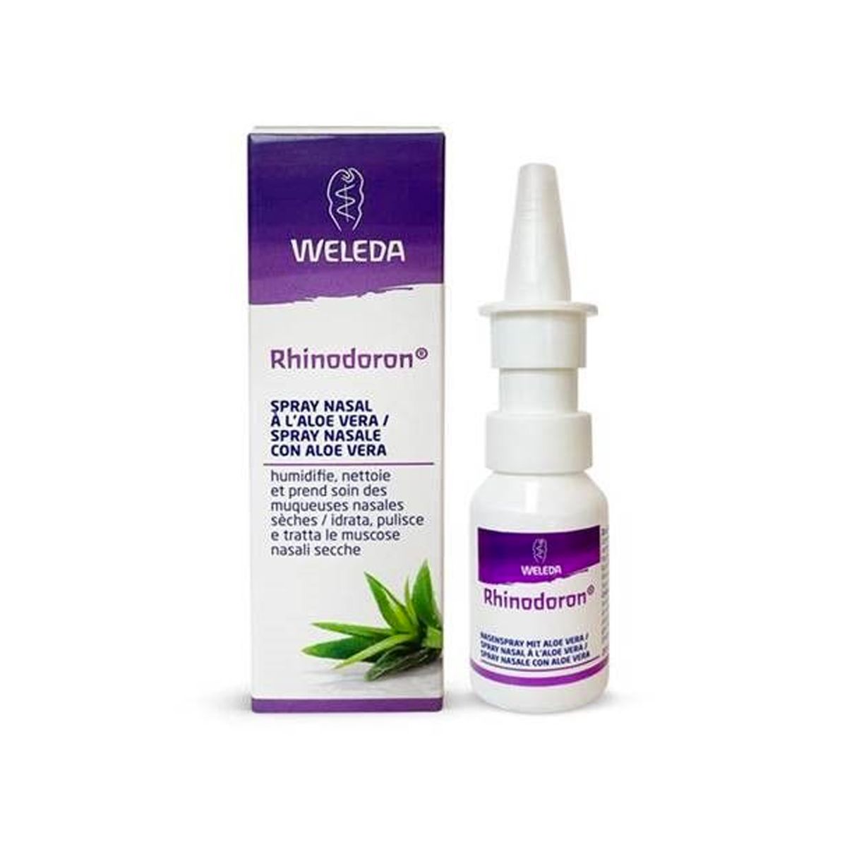 Weleda Rhinodoron Spray per il naso Aloe Vera 20ml