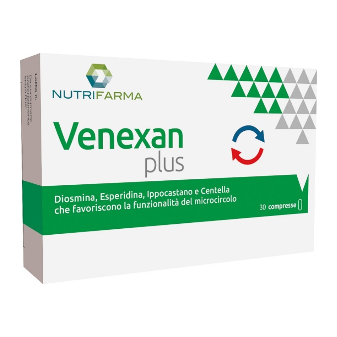 Nutrifarma Venexan Plus Integratore Per Circolazione Venosa E Gambe Pesanti 30 Compresse