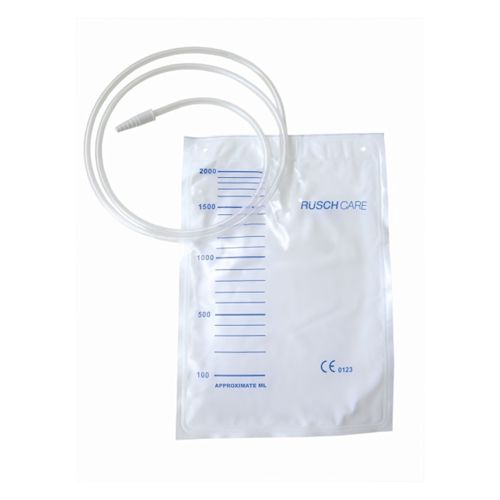 image - 901673549 - SACCA DI DRENAGGIO LETTO PER INCONTINENZA 2000ML IN PVC CON TUBO DI RACCORDO 90CM DIAMETRO 5X7MM MONOUSO 30 PEZZI - 4863657_2.jpg