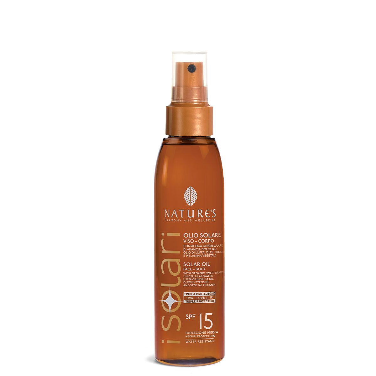 Nature's I Solari olio protezione solare SPF 15 150ml