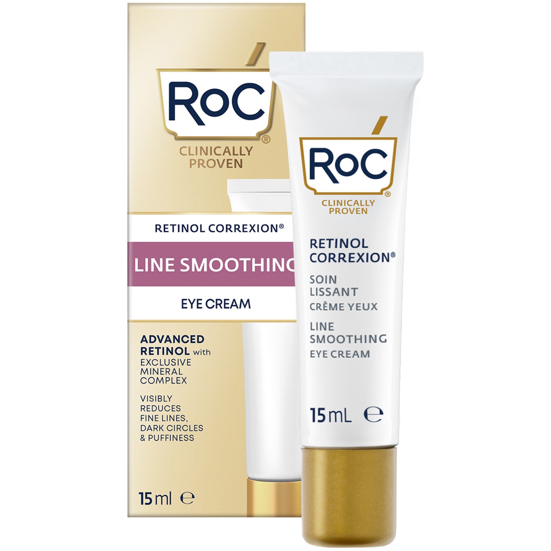 Roc Retinol Correxion Line Smoothing Crema Contorno Occhi 15ml