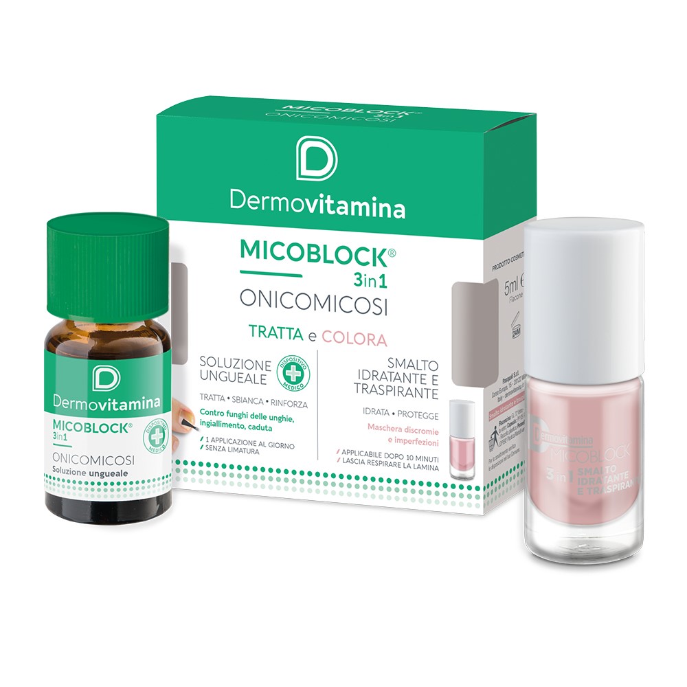 Dermovitamina Micoblock 3 In 1 Tratta E Colora 7ml + 5ml