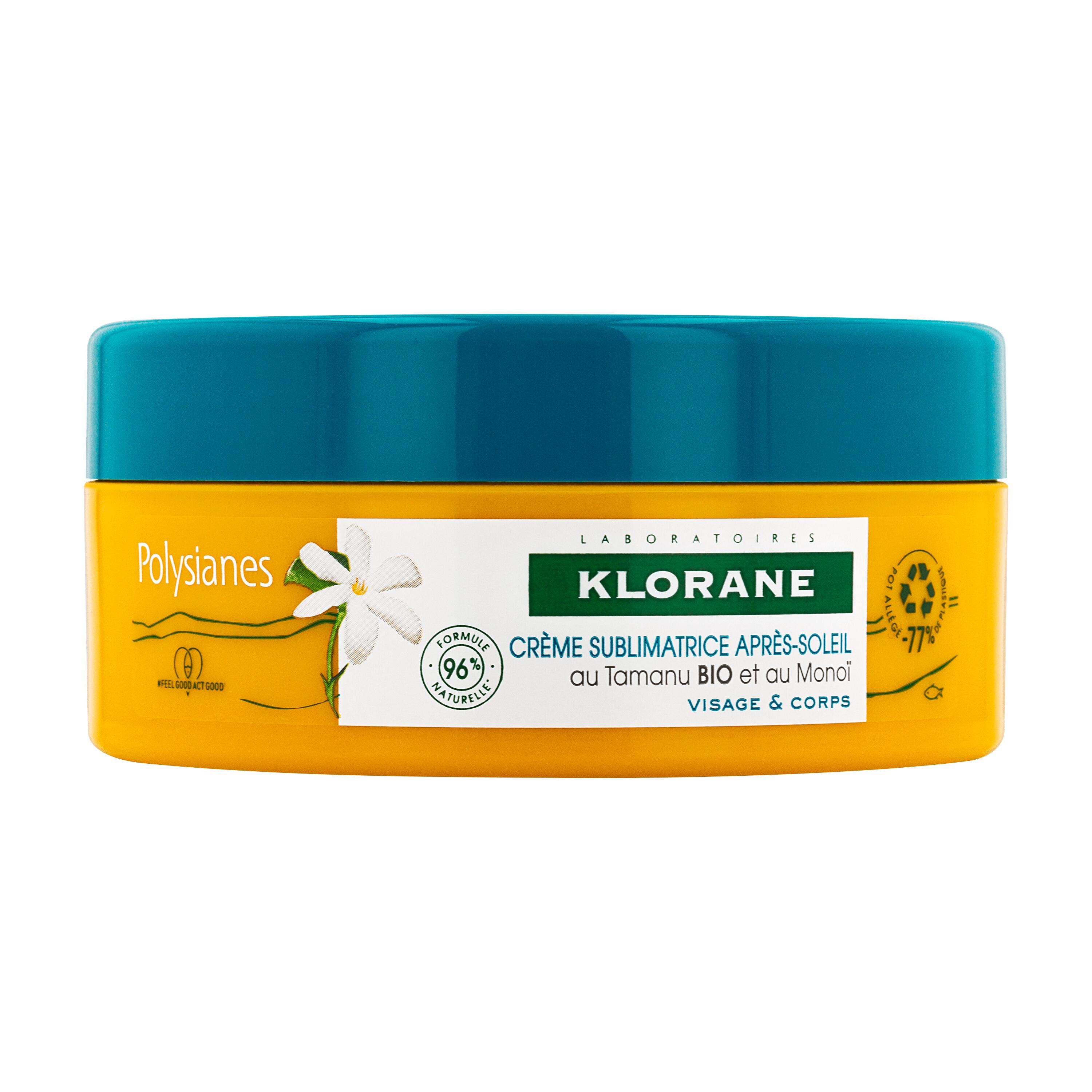 Klorane Polysianes Crema Sublimatrice Doposole Al Tamanu Bio & Monoï 200ml