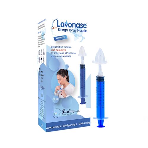 image - 979049677 - Dispositivo medico per irrigazione nasale, composto da siringa da 10ml con asta blu, ugello con spruzzatore e raccordo, perforatore con filtro e valvola di non ritorno, tappino per riscaldamento soluzione. - 4866845_2.jpg