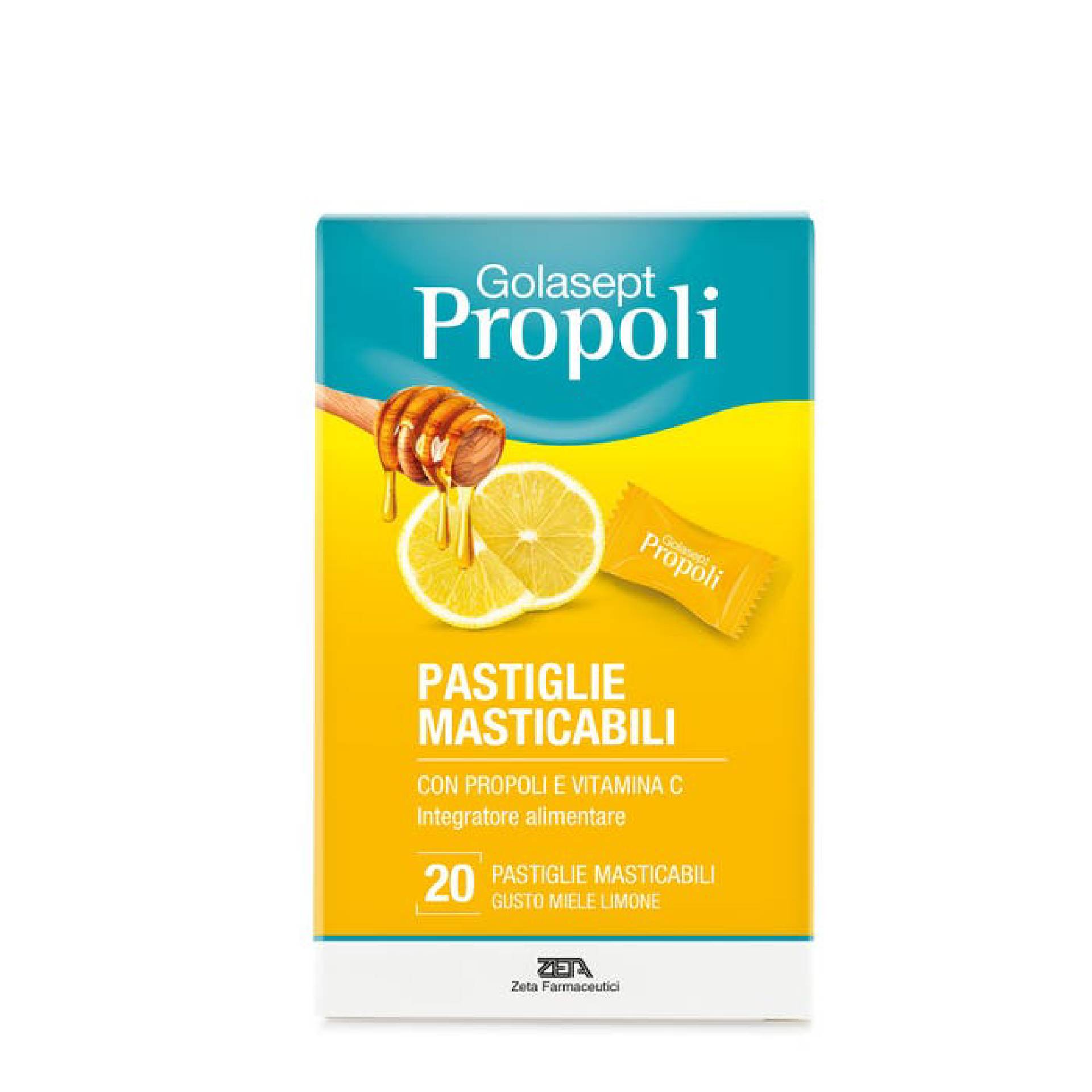 Golasept Propoli Miele Limone Integratore 20 Compresse