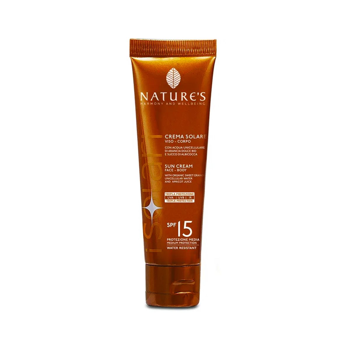 Nature's I Solari Crema idratazione viso E Corpo SPF 15 100ml