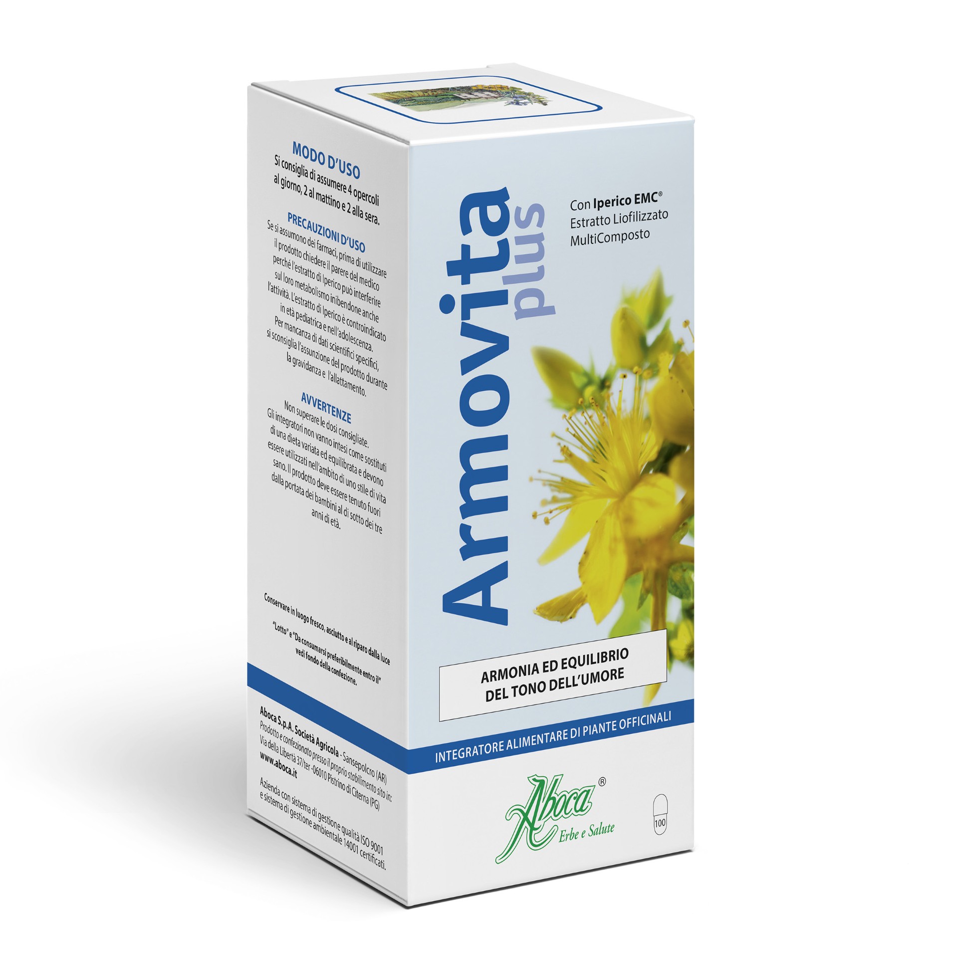 Aboca Armovita Plus Integratore Umore 100 Opercoli