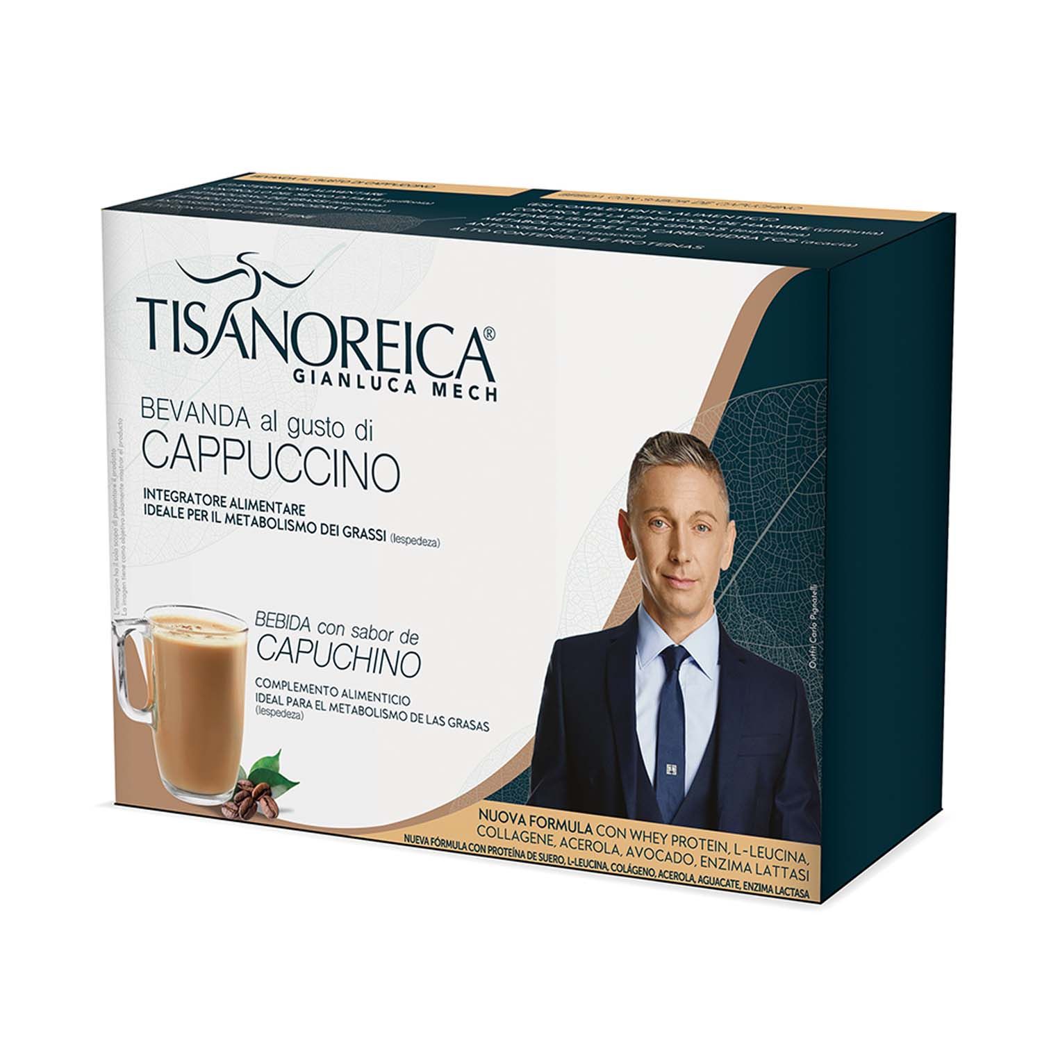 Gianluca Mech Tisanoreica Bevanda Gusto Cappuccino 4 Buste