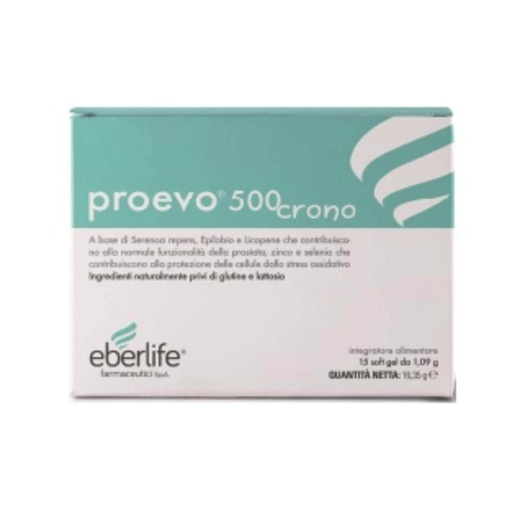 Erbelife Proevo 500 Crono Integratore Prostata 15 Soft Gel