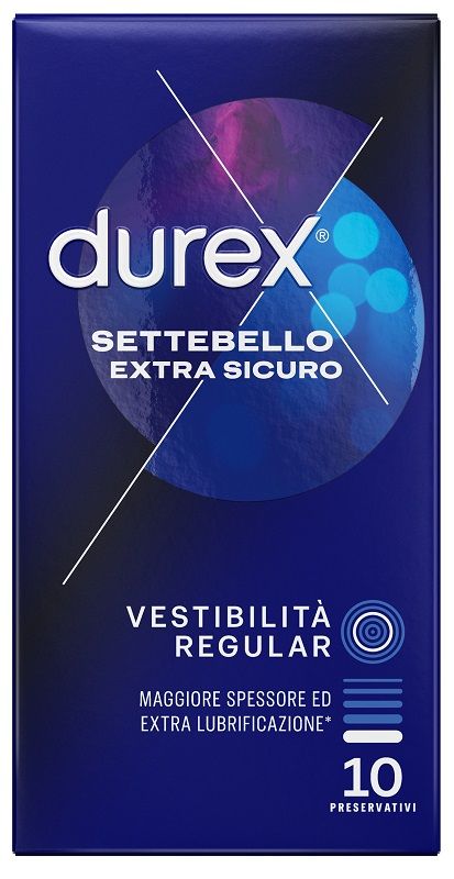 Durex Settebello Extra Sicuro Profilattico 10 Pezzi