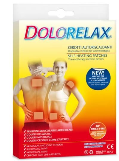 Dolorelax Cerotto Effetto Caldo Dolori Muscolari 3 Pezzi