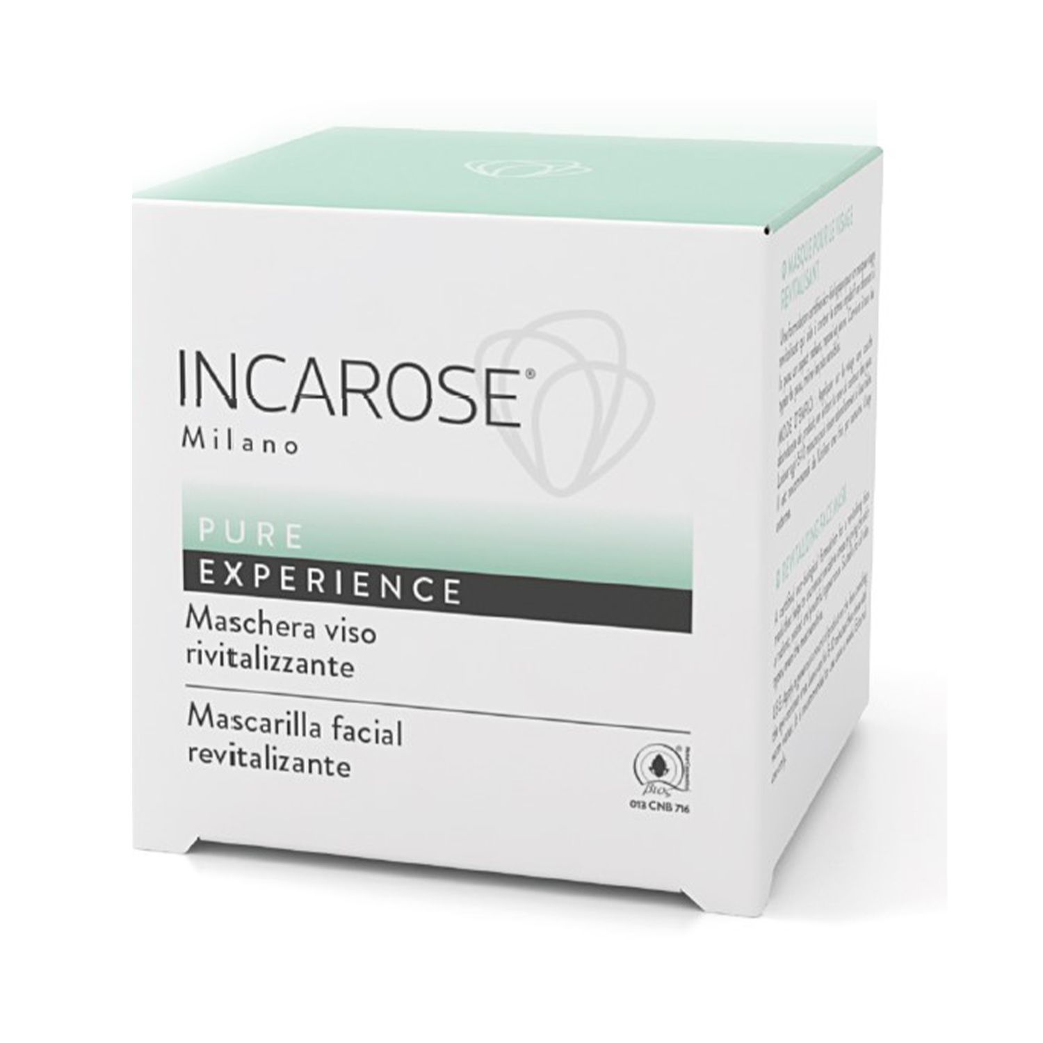 Incarose Pure Experience Maschera Viso Rivitalizzante 50ml