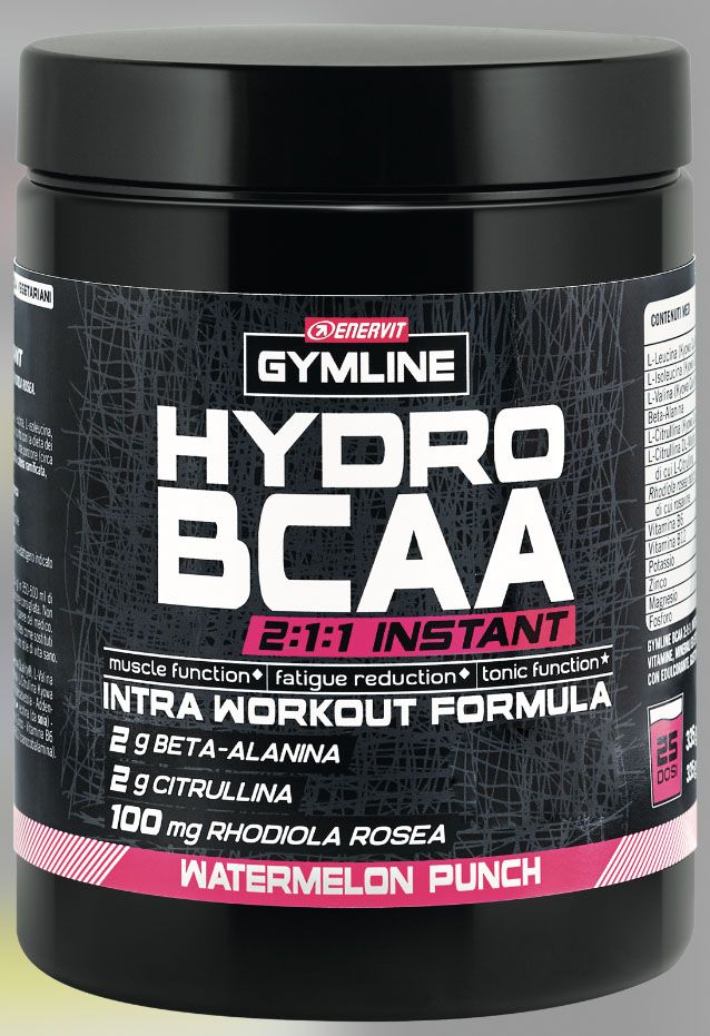 Enervit Gymline Muscle Hydro Instant Bcaa 2:1:1 Gusto Melone 335g