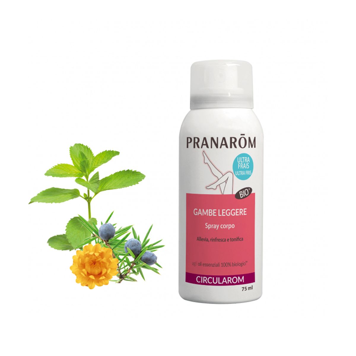 Pranarom Circularom Bio Spray Circolazione Gambe Pesanti 75ml