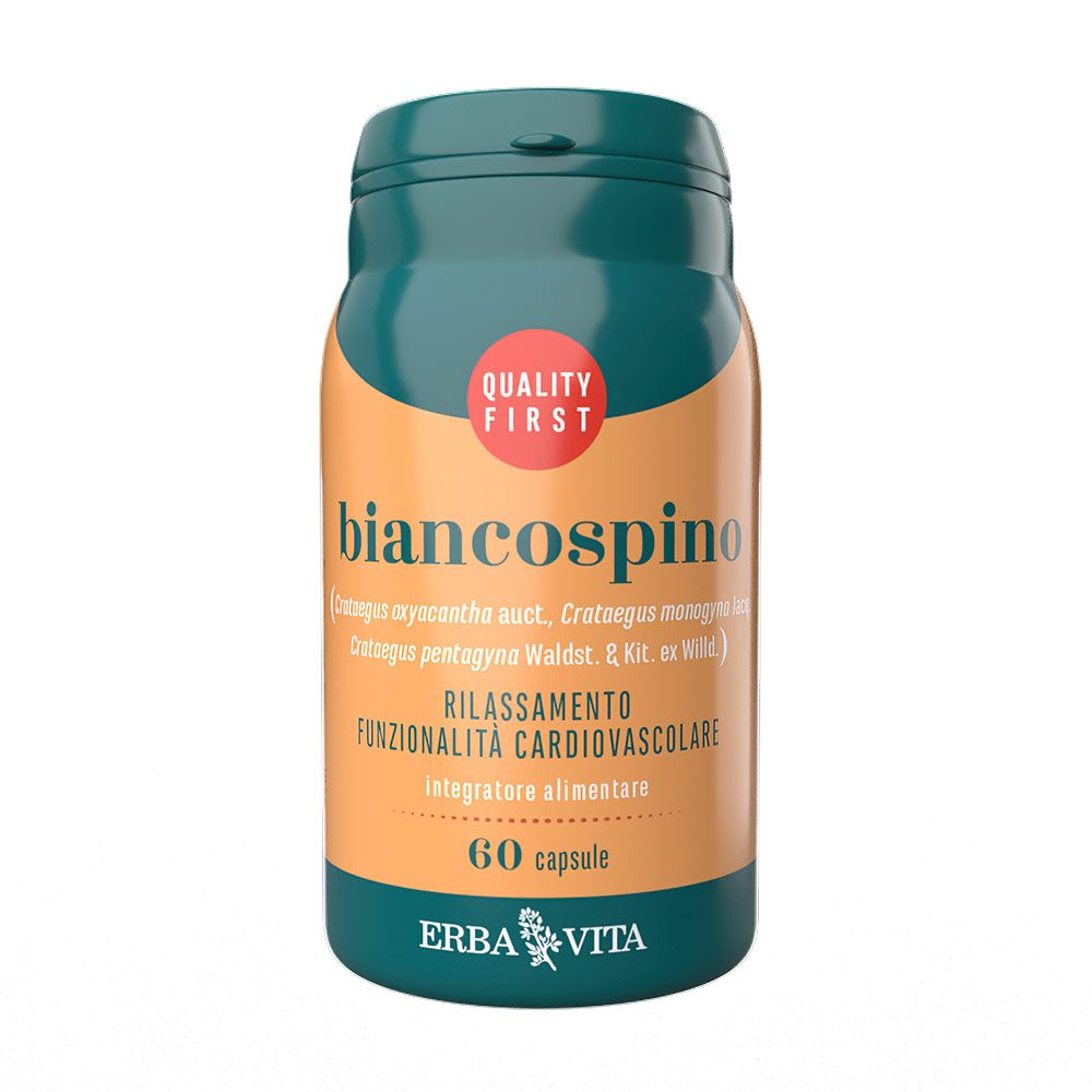 Erba Vita Biancospino Integratore Sonno 60 Capsule