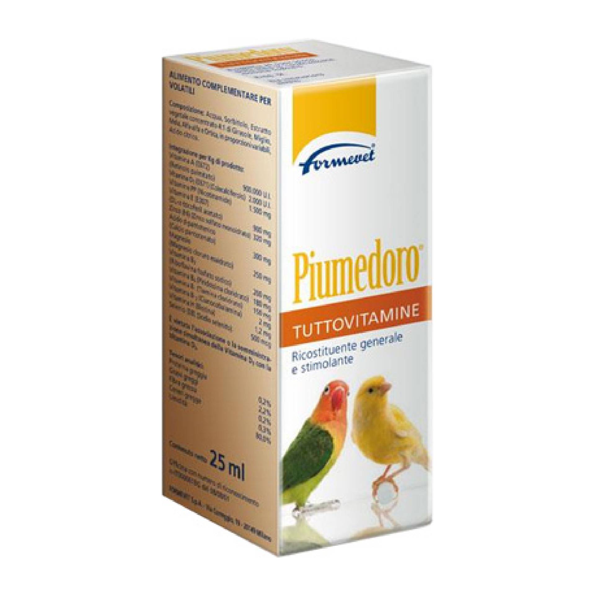 Piumedoro Tuttovitamine Ricostituente Generale E Stimolante 25ml