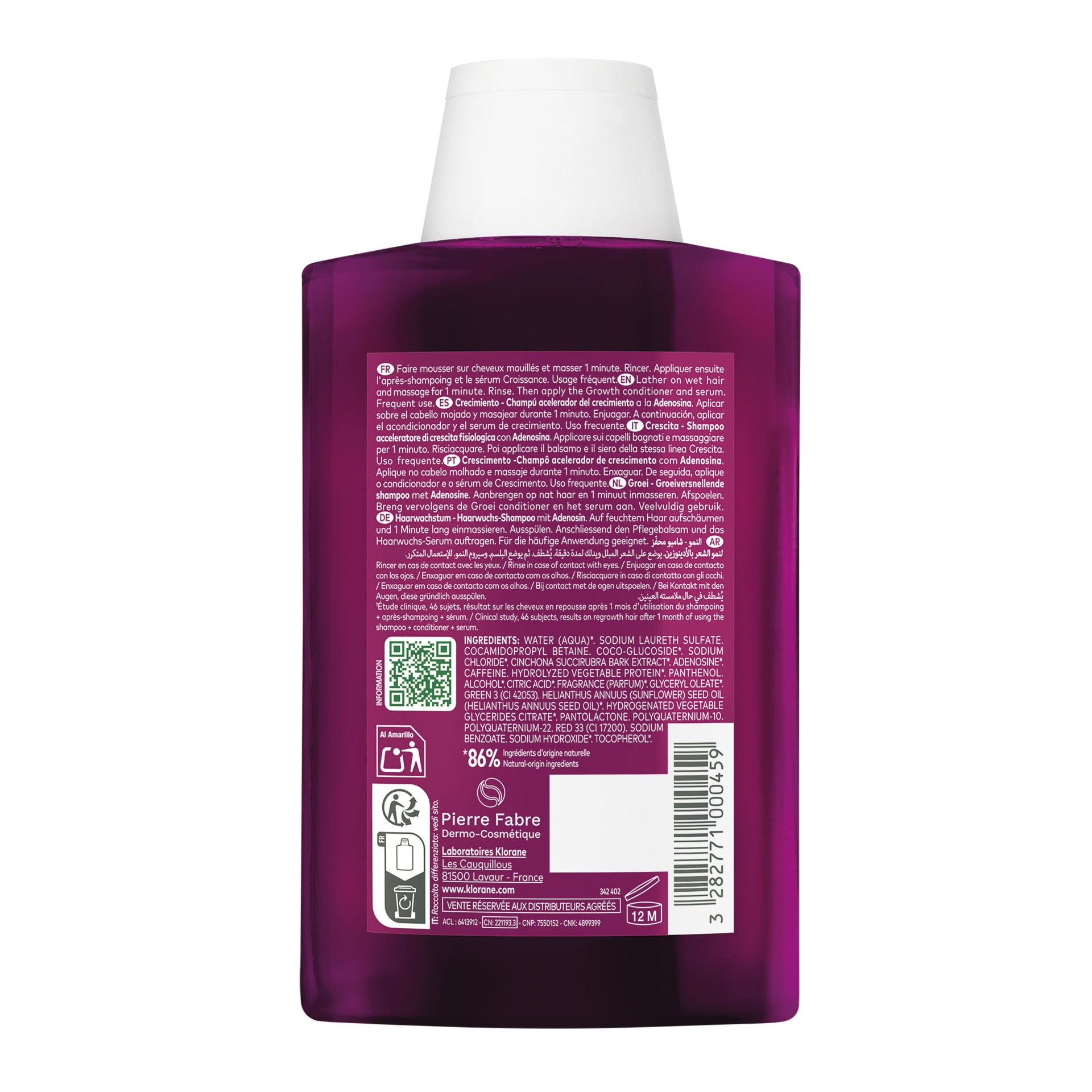 image - 951884269 - Shampoo fortificante alla chinina indicato per stimolare la crescita dei capelli e rinforzarli dalla radice. - 4889811_9.jpg