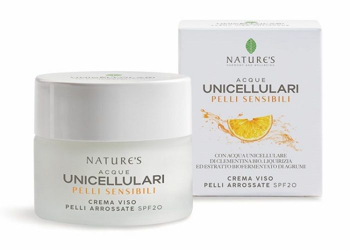 Nature's Acque Unicellulari Crema idratazione viso Pelli Arrossate 50ml