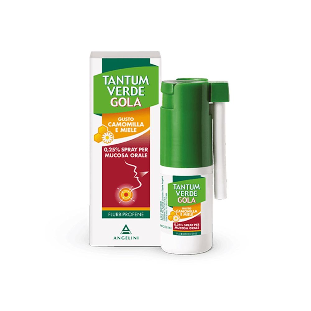 image - 034015038 - Tantum Verde Gola spray 0,25 Trattamento Mucosa Orale Camomilla Miele 15ml - 4707840_2.jpg