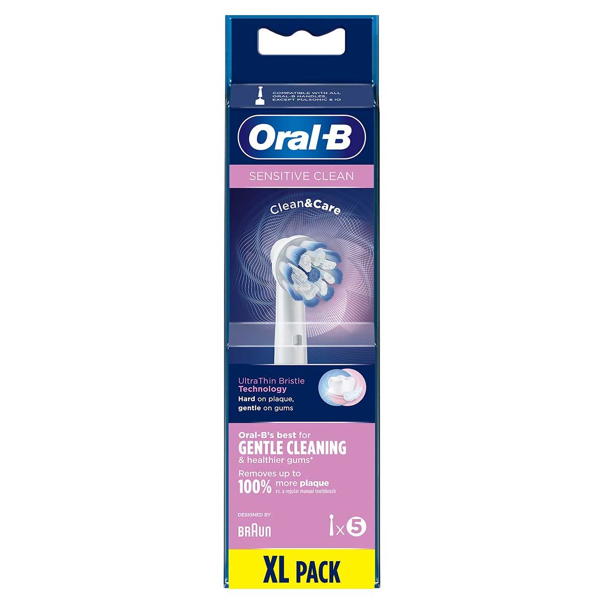 Oral-b Sensitive Clean Testine Di Ricambio 5 Pezzi