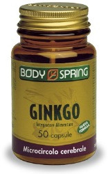 Body Spring Ginkgo Integratore Microcircolo 50 Capsule