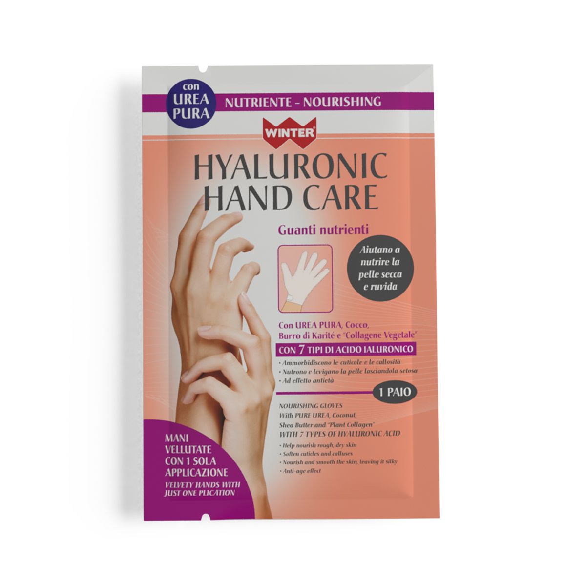 Winter Hyaluronic Hand Care Guanti Nutrienti 1 Paio