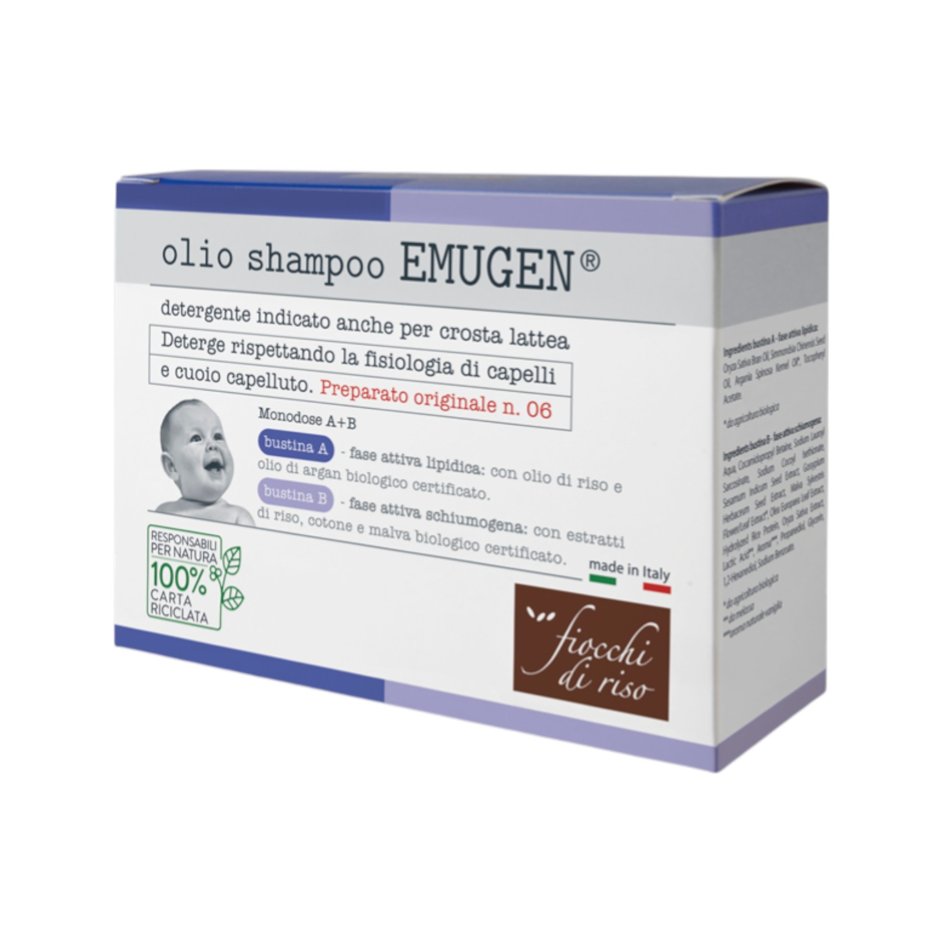 image - 975581873 - FIOCCHI DI RISO EMUGEN OLIO SHAMPOO ULTRADELICATO 10 BUSTINE DA 1,5 ML + 10 BUSTINE DA 3 ML - 4865487_2.jpg