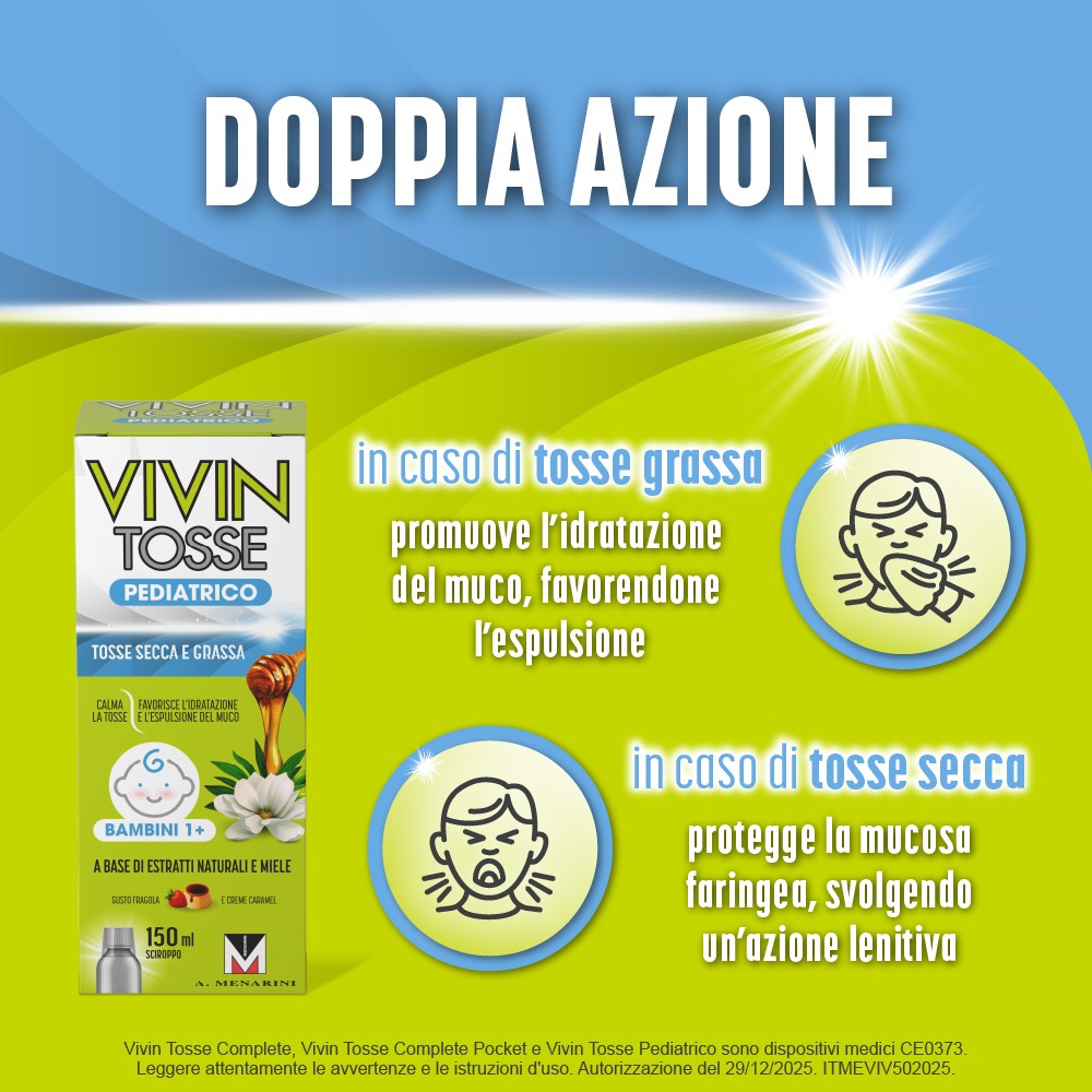 image - 975443817 - VIVIN TOSSE PEDIATRICO SCIROPPO PER TOSSE SECCA E GRASSA GUSTO FRAGOLA E CREME CARAMEL 150 ML - 7892352_8.jpg