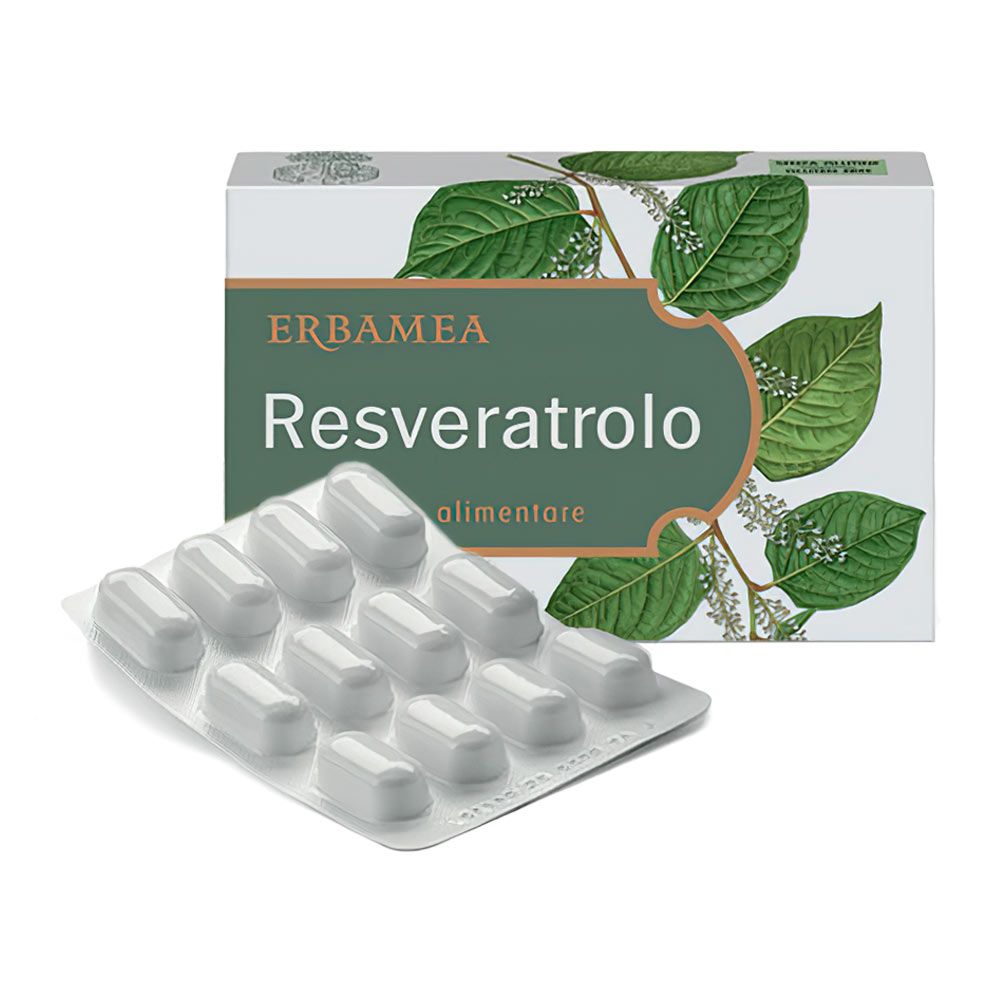 Erbamea Resveratrolo Integratore 24 Capsule