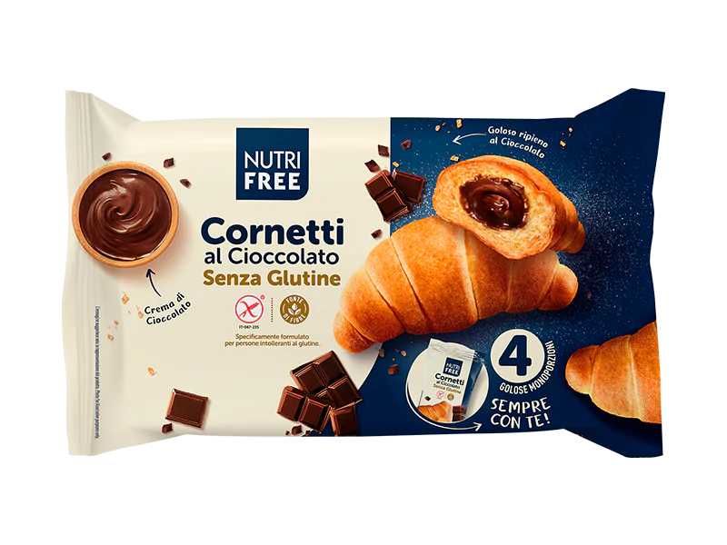 Nutrifree Cornetti Cioccolato Senza Glutine 4x60g