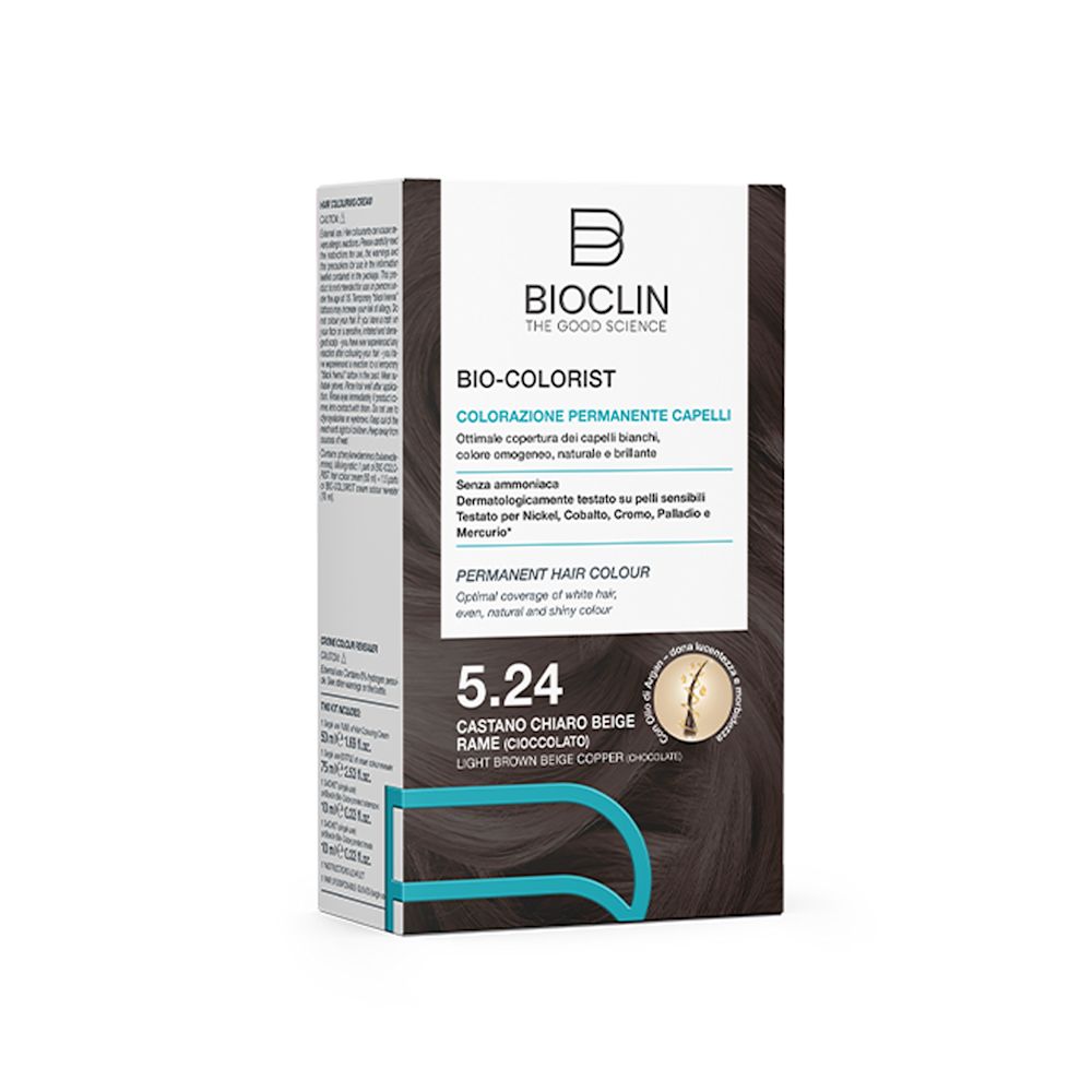 image - 975025115 - BIOCLIN BIO COLORIST 5,24 CASTANO CHIARO BEIGE RAME CIOCCOLATO - 4702361_4.jpg