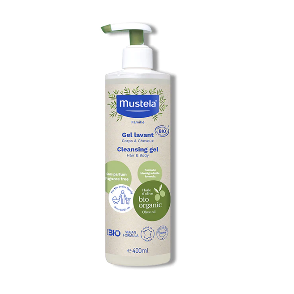 Mustela Gel detersione Bio 400ml