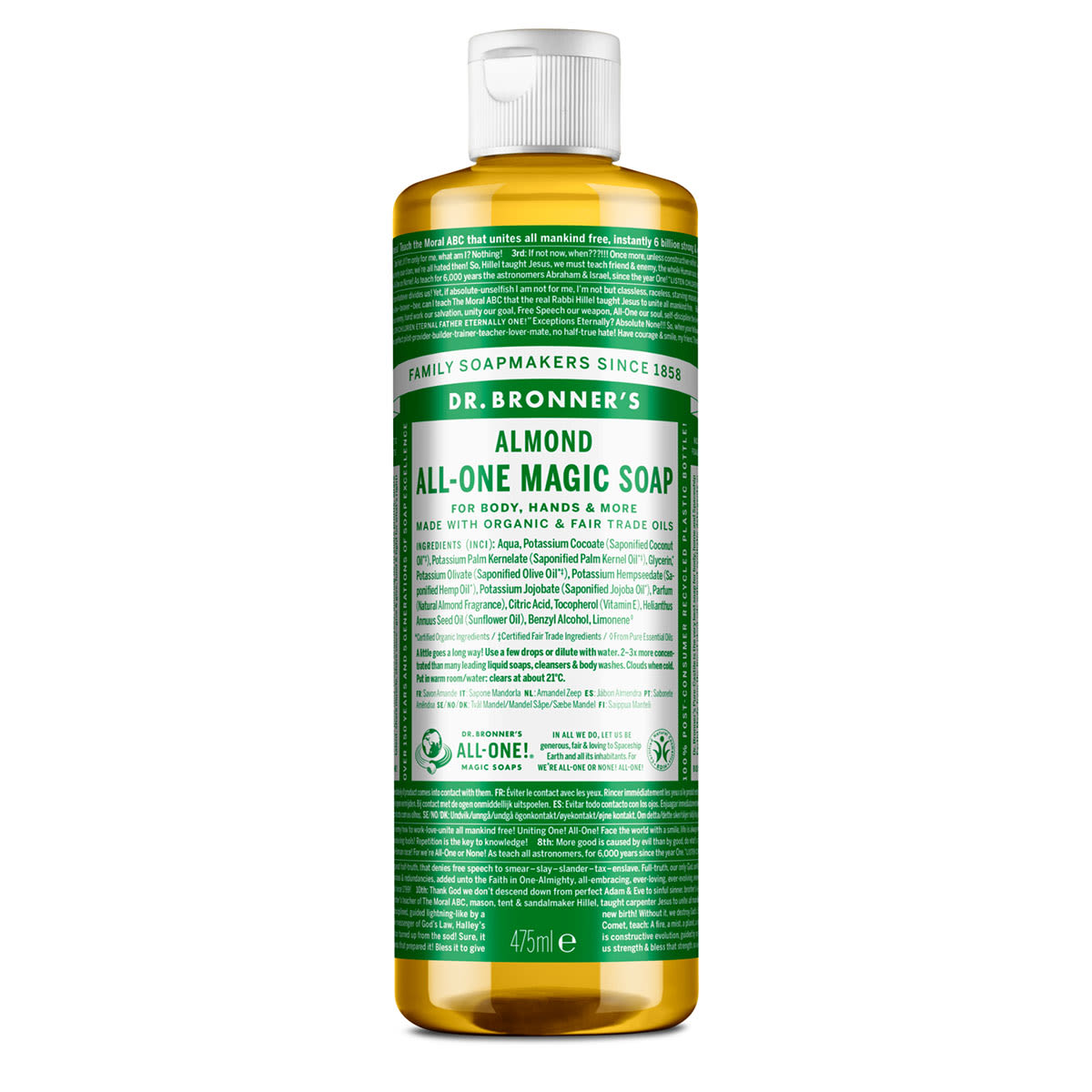 image - 972194827 - DR BRONNER'S 18-IN-1 LIQUID SOAP ALMOND 475 ML - 4760031_1.jpg