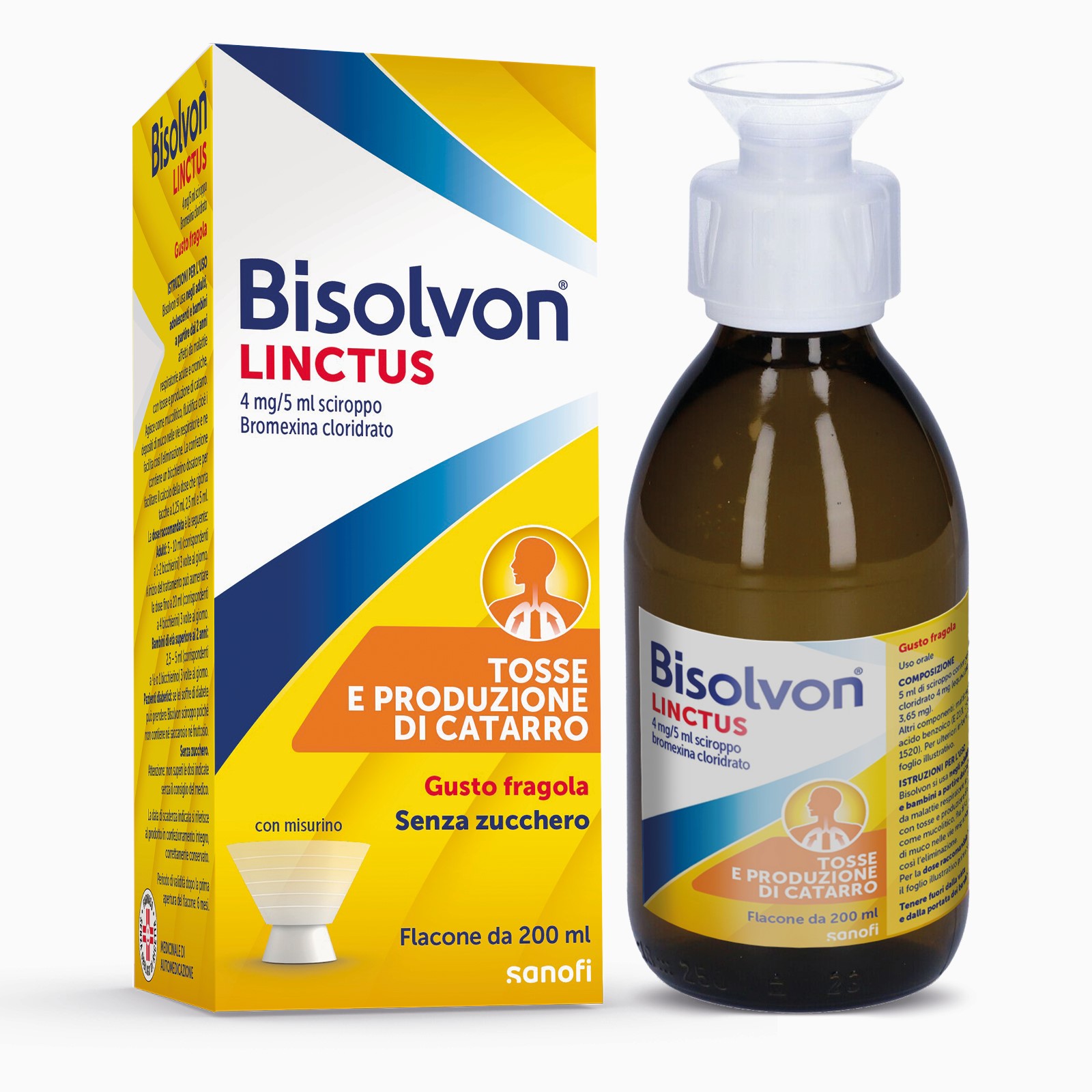 Bisolvon Sciroppo Gusto Gusto fragola 200ml