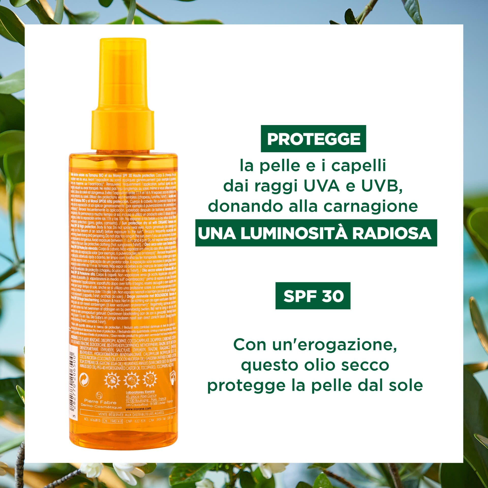 977021765 - KLORANE OLIO SECCO SOLARE SPF 30 CORPO/CAPELLI 200 ML - 4702733_8.jpg