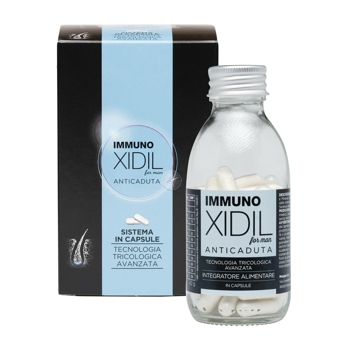 Immunoxidil Uomo Integratore Anti-Caduta 60 Capsule