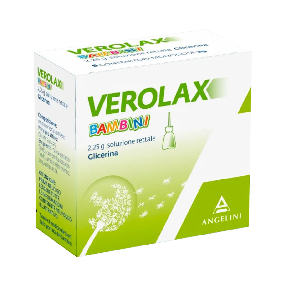 Verolax Bambini 2,25g Soluzione Rettale 6 Clismi