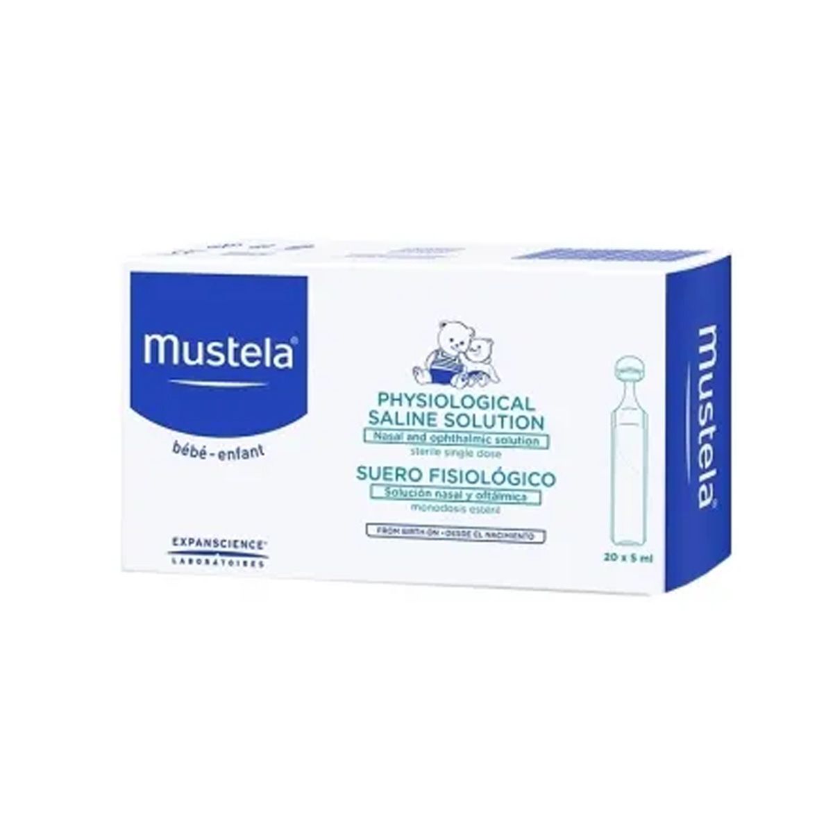 Mustela Soluzione Fisiologica 20 Fiale Mono utilizzo