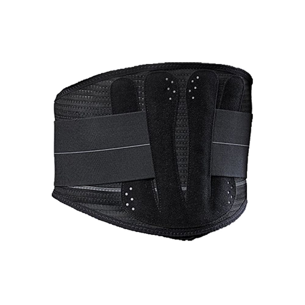 image - 980770364 - Corsetto lombosacrale con steccaggio a V modellabile e doppia chiusura a fasce oblique, progettato per fornire supporto e stabilità al tratto lombare durante le attività quotidiane. - 4866261_3.jpg