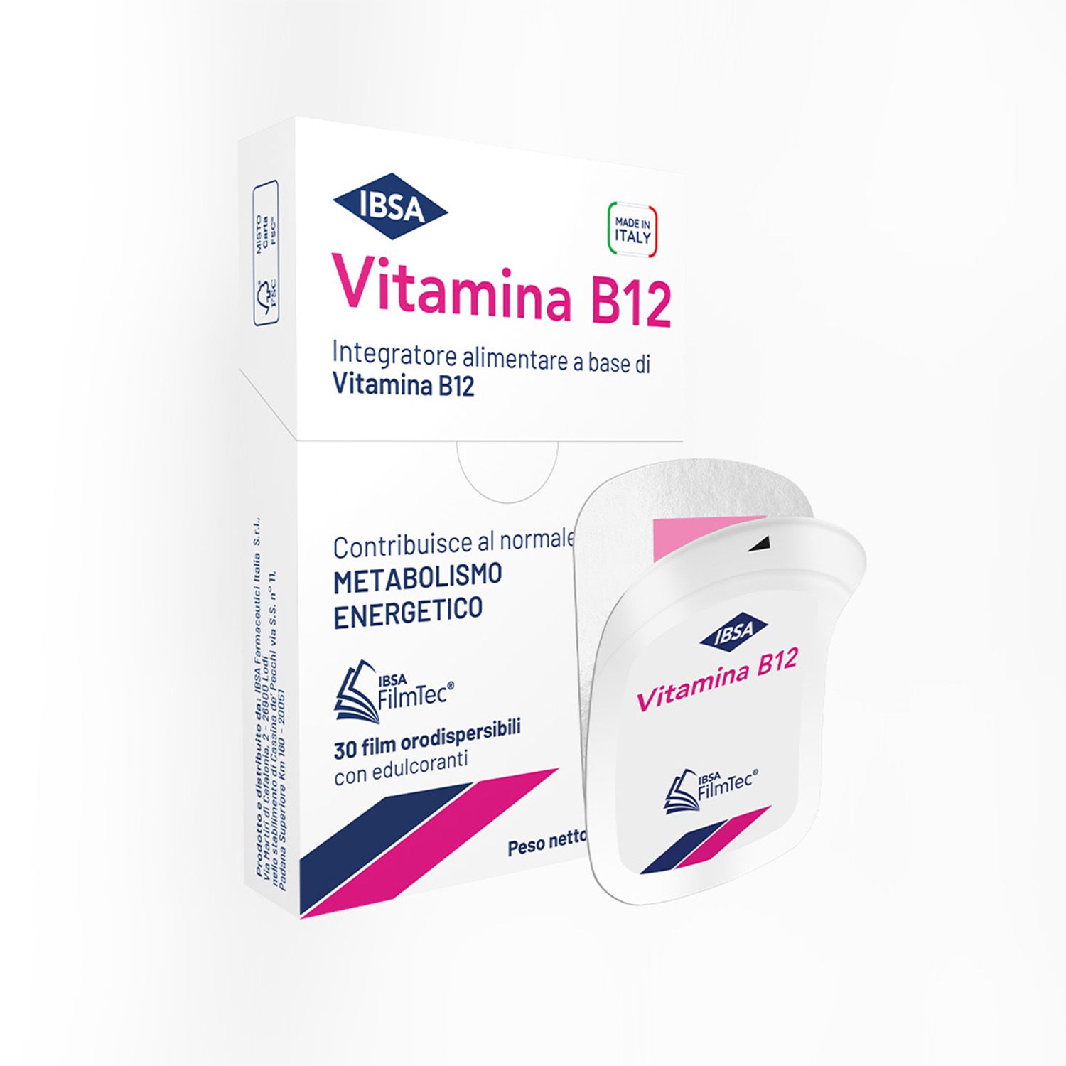 Vitamina B12 Integratore Matabolico 30 Film Orali