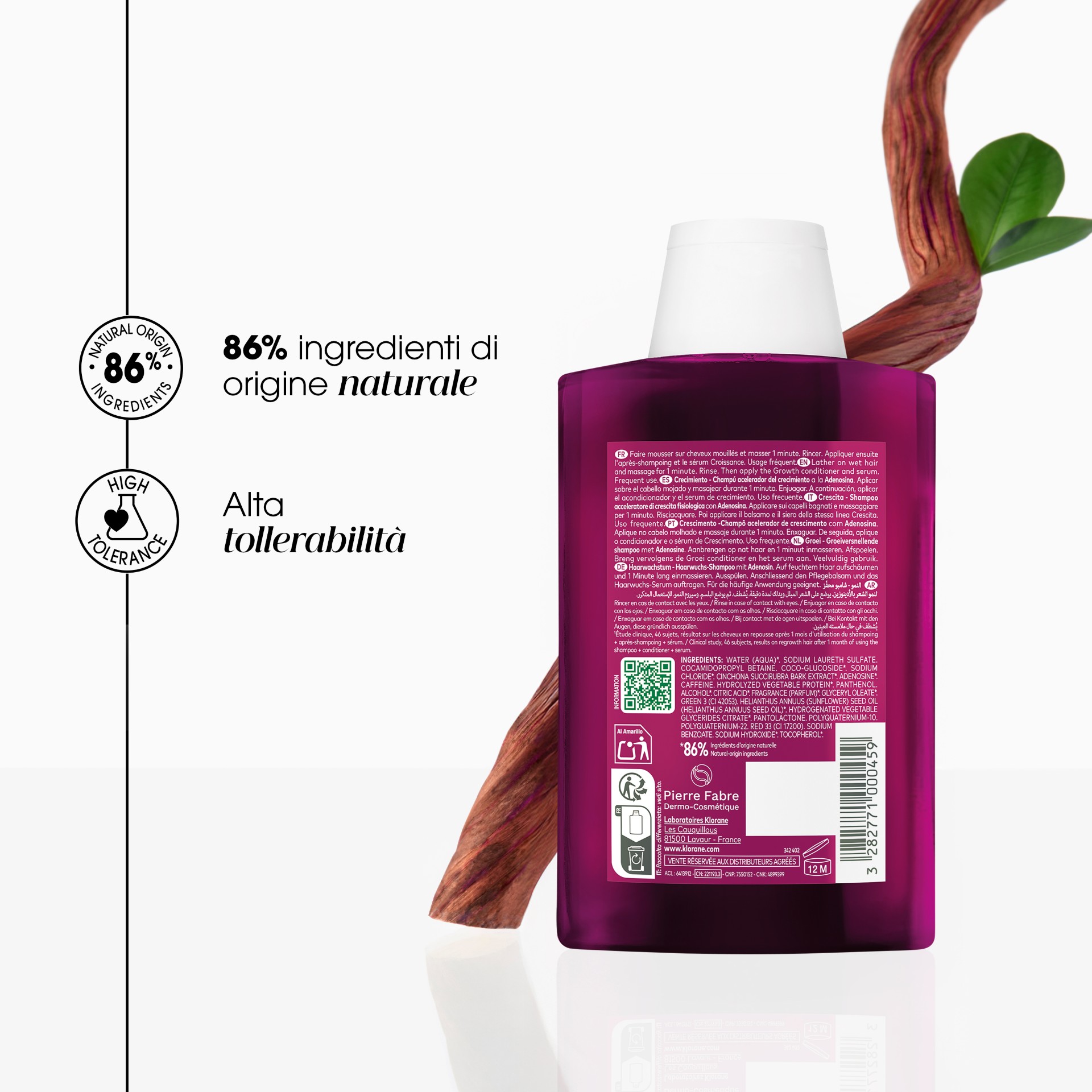 image - 951884269 - Shampoo fortificante alla chinina indicato per stimolare la crescita dei capelli e rinforzarli dalla radice. - 4889811_5.jpg