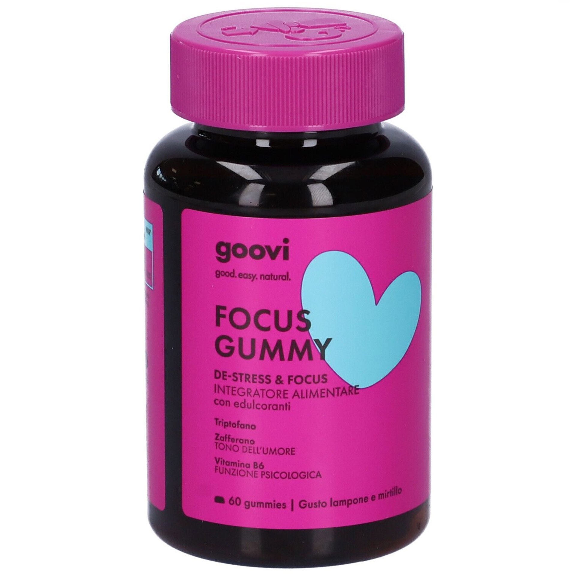 Goovi Focus Gummy Integratore De-stress E Focus 60 Caramelle