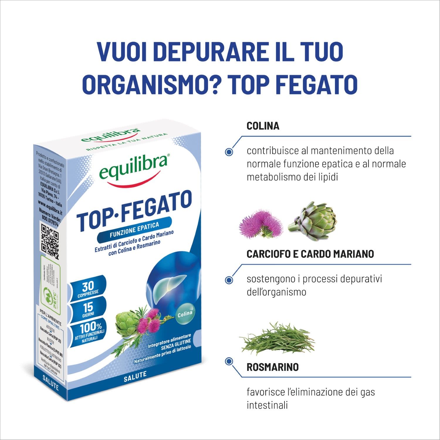 image - 925955787 - Equilibra Top Fegato Integratore funzione epatica 30 compresse - 4720504_4.jpg