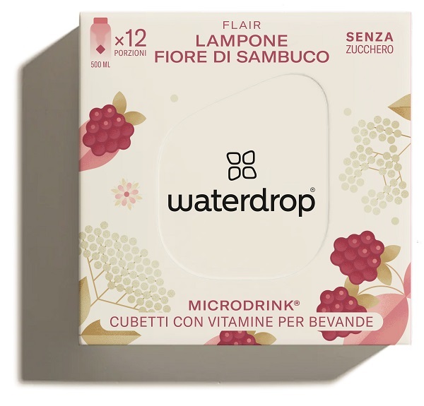 Waterdrop Microdrink Flair Gusto Lampone Sambuco Tiglio 12 Cubetti