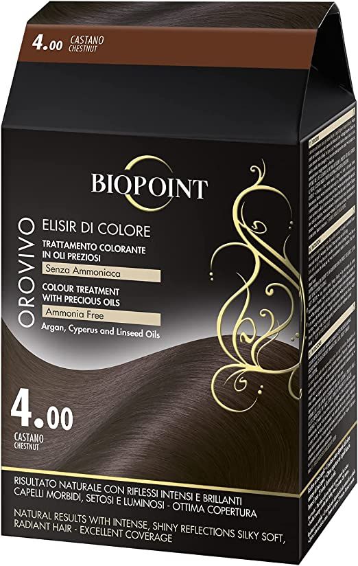 Biopoint Orovivo Elisir Di Colore Tinta Capelli 4 Castano