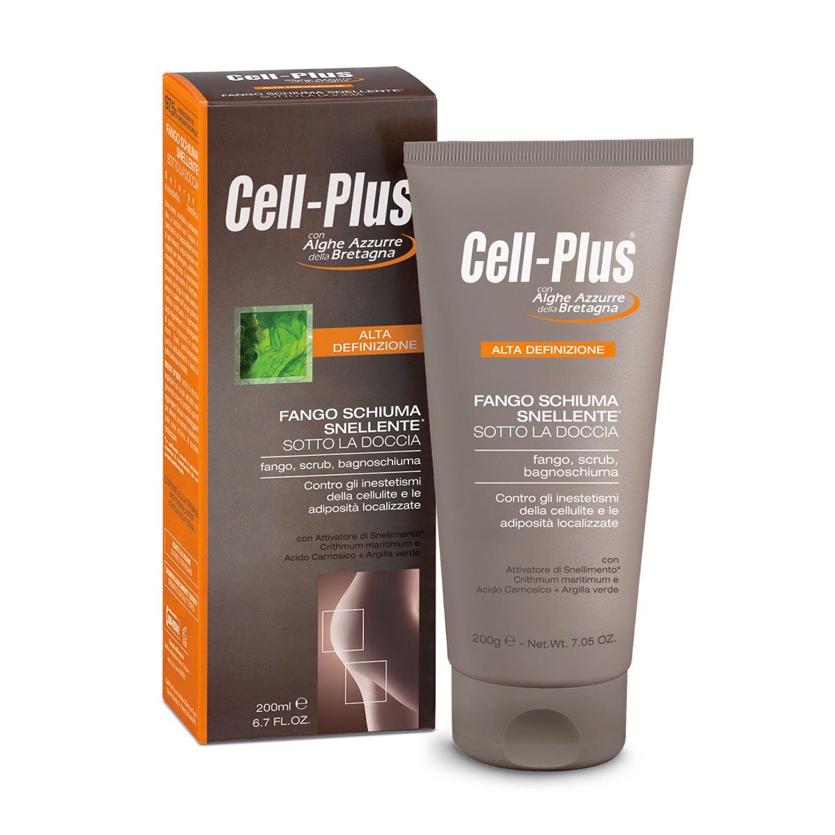 Cell-plus Alta Definizione Fango Schiuma Snellente 200ml