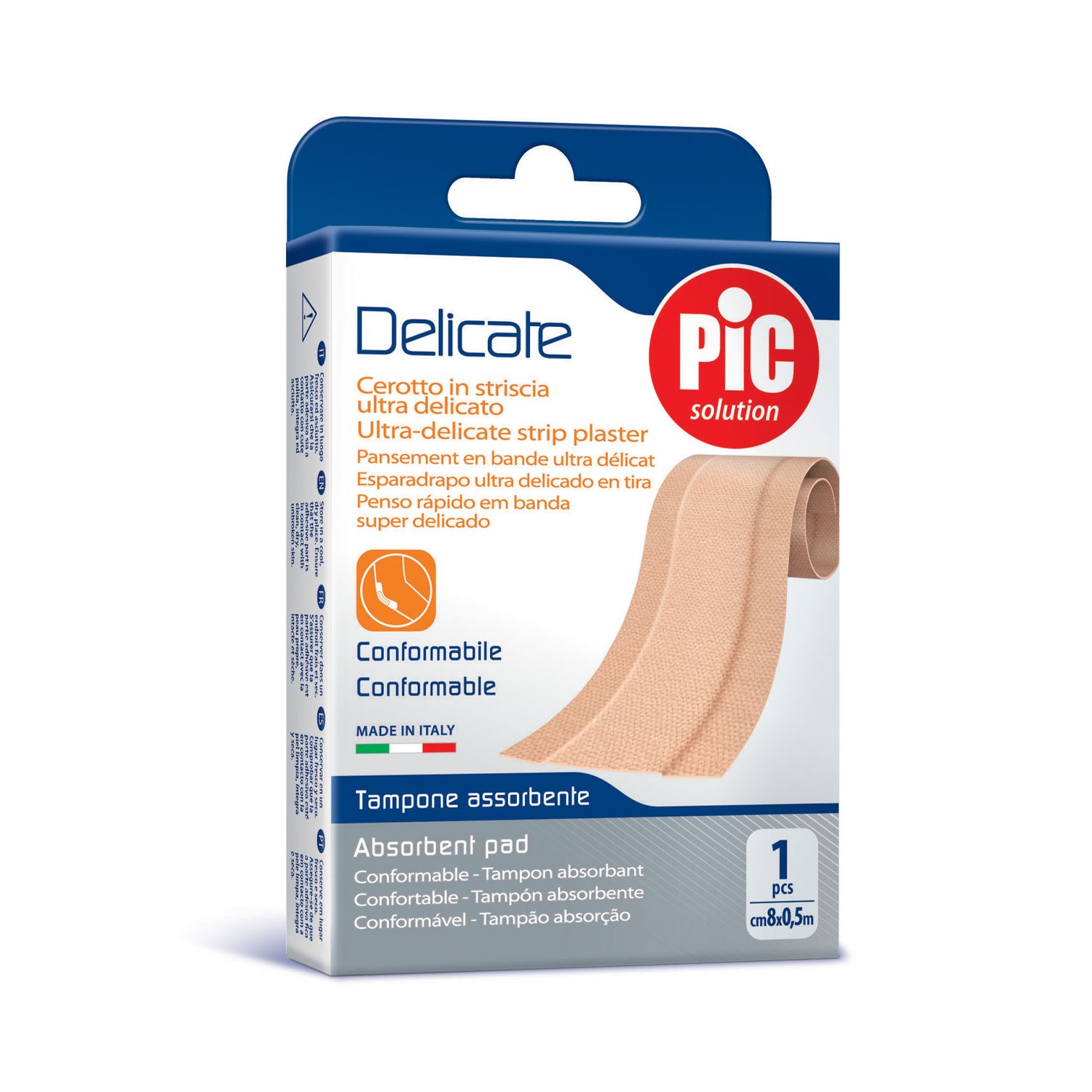 image - 926522362 - Cerotto in striscia rosa da 8x0,5 m con tampone antibatterico in Clorexidina Digluconato, ipoallergenico, traspirante e ritagliabile. - 7859693_2.jpg