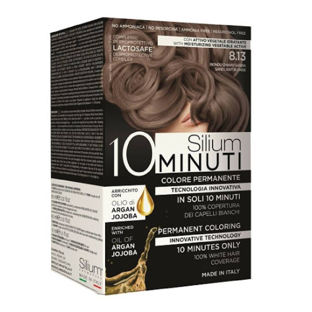 976332179 - Silium 10 Minuti Colore Permanente Biondo Chiaro Sabbia 8.13 135ml - 4733532_1.jpg
