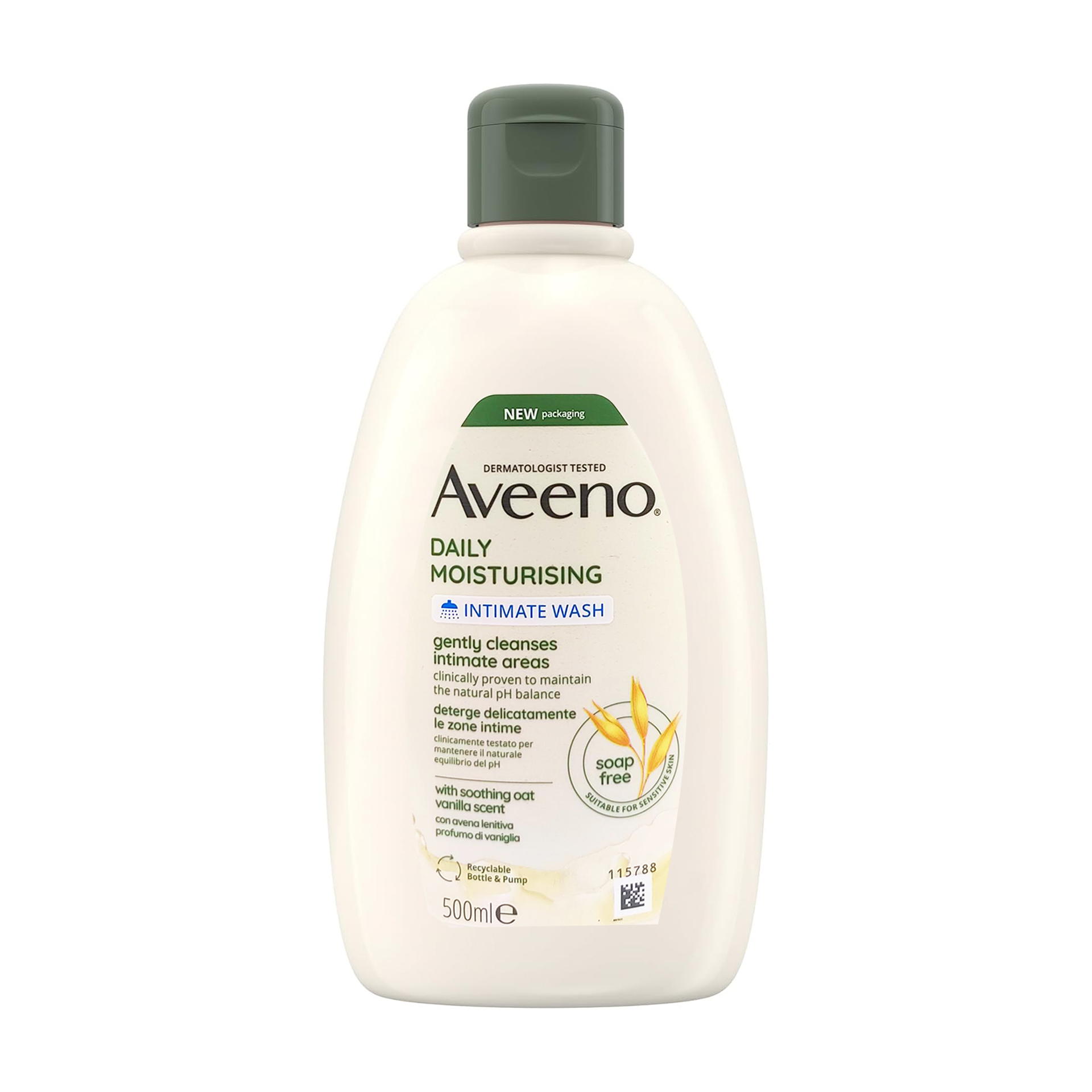 Aveeno Detergente Intimo Idratante Con Avena Colloidale Extra Delicato 500ml